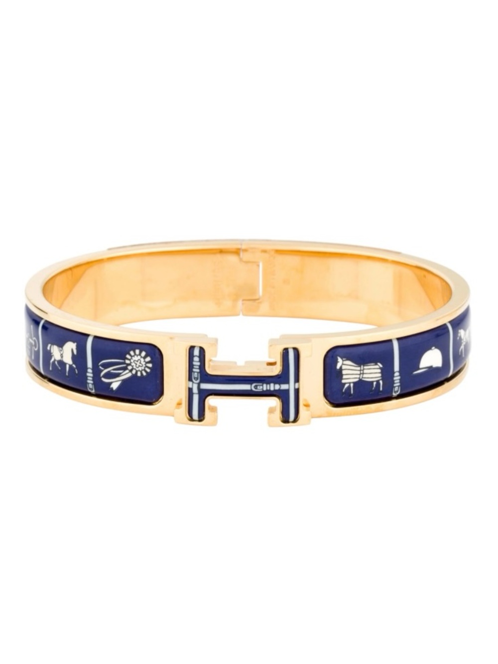 ✨Hermes. Clic H Bracelet Beautiful Printed Design